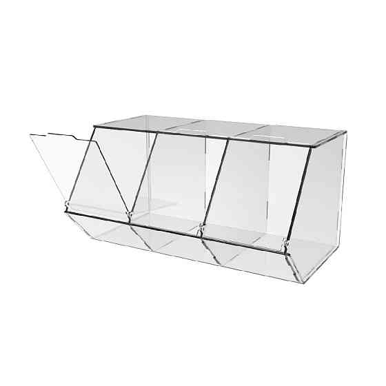 Диспенсер EKOSTAR 295х180х150мм для мармеладов, снеков, орехов 3 ячейки Киев