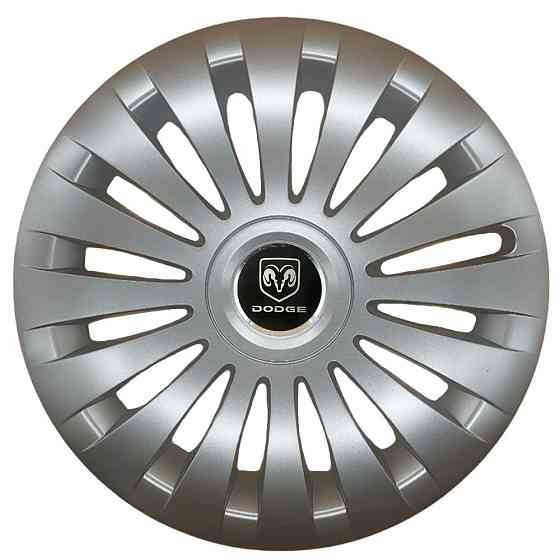 Автомобильные модельные колпаки R17 Dodge 504 4шт, SJS, серебристые Киев