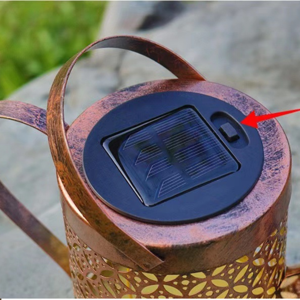 Садовый светильник Лейка с крючком 80 см на солнечной батарее 12 х 10.5 см Одесса - изображение 2