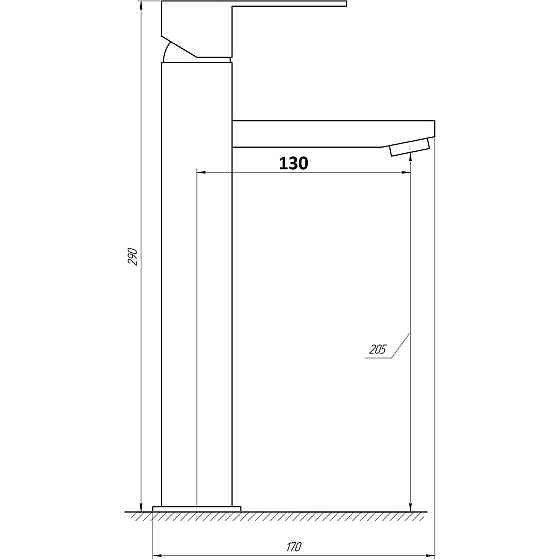 Змішувач для умивальника Globus Lux SICILIA SBQ-201 (000016087) Київ