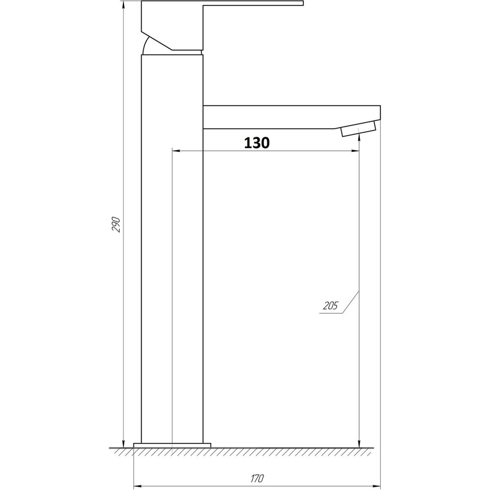 Смеситель для умывальника Globus Lux SICILIA SBQ-201 (000016087) Киев - изображение 5