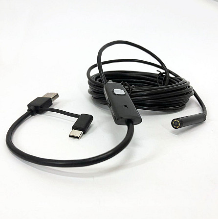 Ендоскоп професійний 2 м 7 мм, Usb камера ендоскоп, Ендоскопічна камера KC-771 для андроїд Київ - фото 4