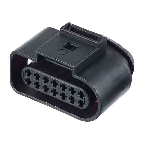 Роз'єм конектор 14-кон., 6X0973717, VAG Германия, Франция, Германия універс., Моторний Audi, Bugatti, Porsche, Seat, Skoda, VW Київ