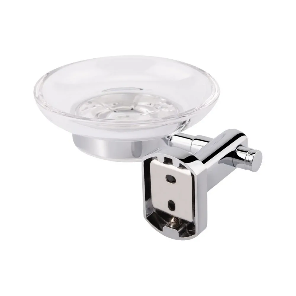 Мыльница Qtap Liberty настенная QTLIBCRM1159 Chrome Киев - изображение 8