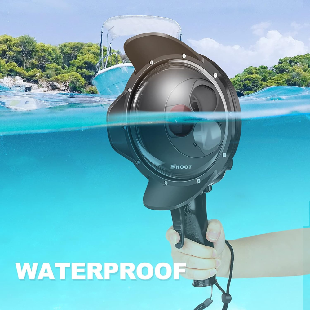 Підводний купол-бленда SHOOT Dome Port XTGP376X зі змінними фільтрами та макролінзою для екшн-камер GoPro Hero 5, 6, 7 Black Київ - фото 10