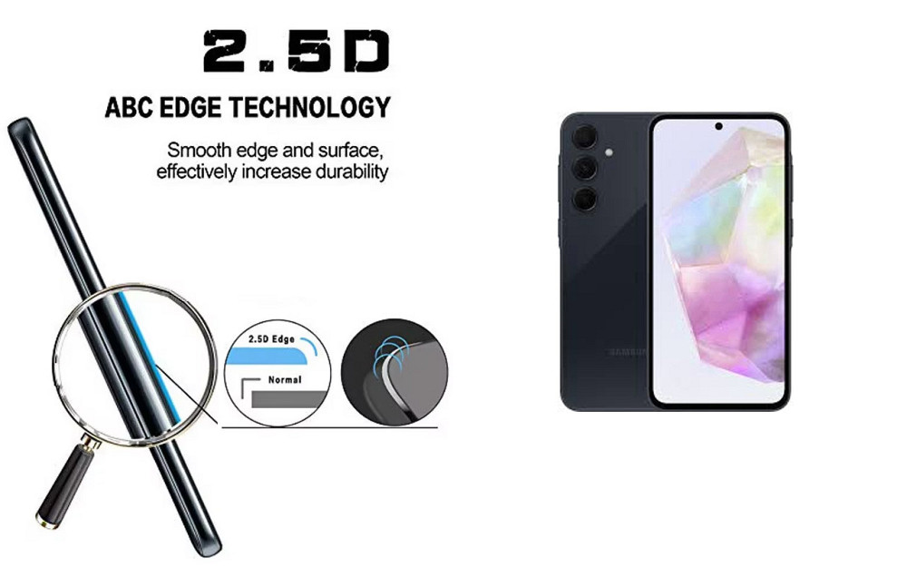 Захисне скло ArmorGlass для Samsung Galaxy A35, Galaxy A35 5G – стійке до подряпин та ударів Київ - фото 2