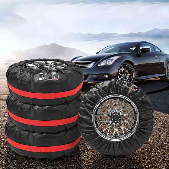 4шт Чохли для коліс R18-R20 / Набір чохлів для коліс / Чохли для зберігання шин / Чохли на автомобільні колеса Київ