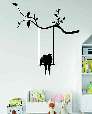 Декоративное настенное Панно «Птички на качеле», Декор на стену Киев