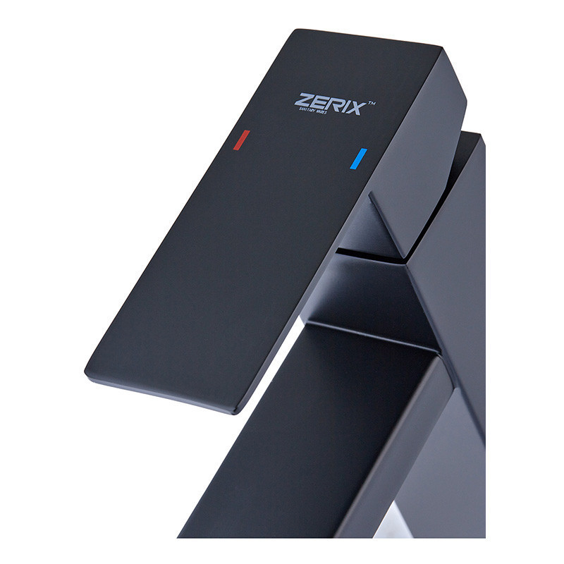 Змішувач для умивальника з нерж. сталі SUS304 Zerix KUB-001 Black   ( ZX4703 ) 23151 Харків - фото 2