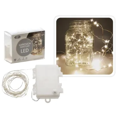 Гирлянда Chomik Струна 4.3 м 40 LED Теплый белый (5900779802643) Винница