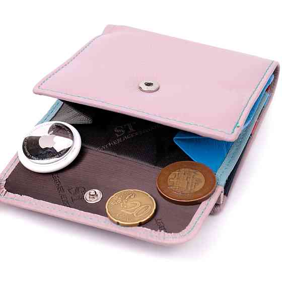 Кошелек для женщин среднего размера из натуральной кожи ST Leather 19495 Бежевый Киев