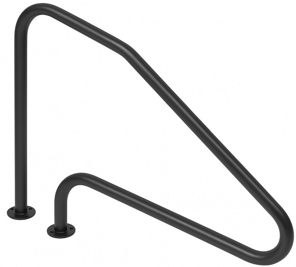 Поручень Flexinox 87188143 для римских лестниц FX-01 Nero (1255 мм. фланец. AISI-316L) Киев - изображение 1