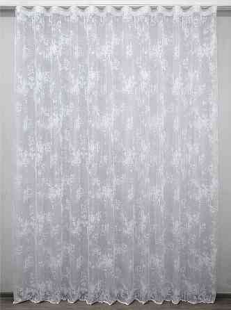 Тюль VR-Textil 1225т Мармур Жакард Білий 400х250 см (43-329) Київ