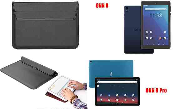 Чохол-конверт VitoCase для ONN 8, 8 Pro, з функцією підставки для планшета Чорний Київ