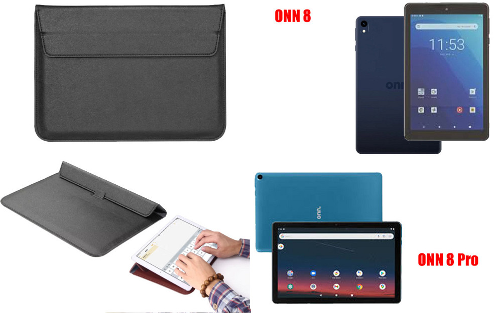 Чохол-конверт VitoCase для ONN 8, 8 Pro, з функцією підставки для планшета Чорний Київ - фото 1