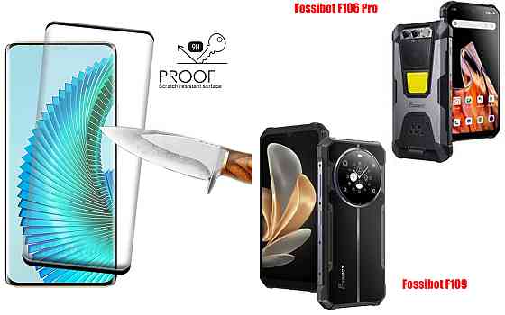 Захисне скло HyperGlass Pro для Fossibot F106 Pro, Fossibot F109 – максимальна чутливість та захист Київ