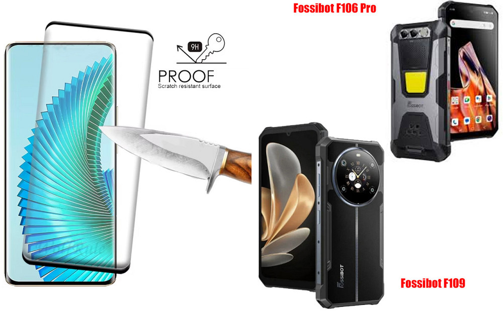 Захисне скло HyperGlass Pro для Fossibot F106 Pro, Fossibot F109 – максимальна чутливість та захист Київ - фото 2