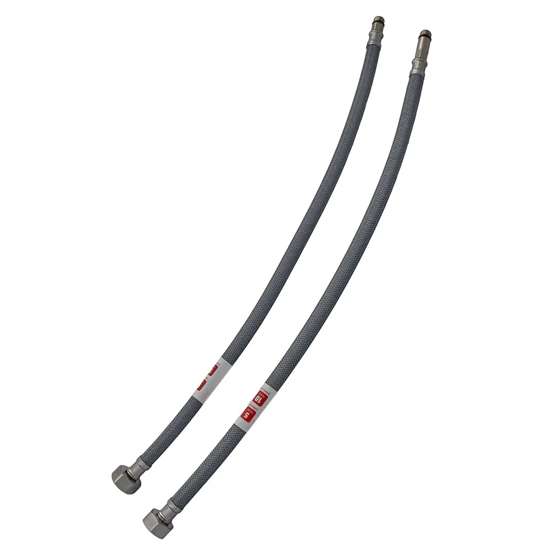 Гнучке підведення Zerix ZHN-02-F1/2"xM10-050 (нейлонове обплетення, гайки нержавійка авійка) (пара) (ZX5157)   ( 22535 ) Харків - фото 1