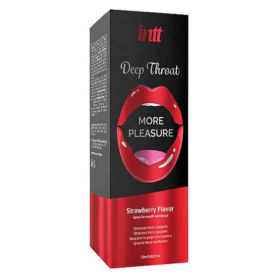Спрей для глибокого горла - Intt Deep Throat Strawberry, 12 мл Sex Aura Київ