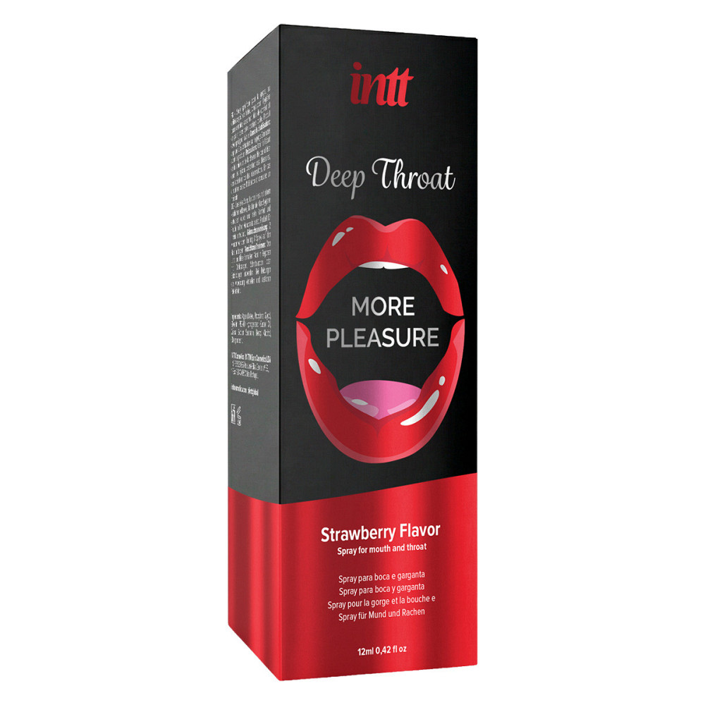 Спрей для глибокого горла - Intt Deep Throat Strawberry, 12 мл Sex Aura Київ - фото 3