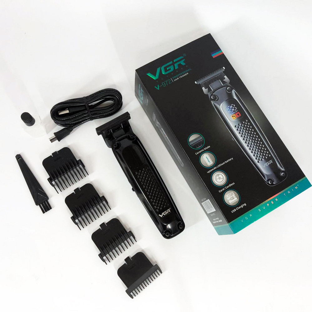 Машинка для стрижки хороша VGR, Машинка для стрижки від акб Електробритва голови XH-61 Львів - фото 12