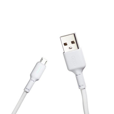 Дата кабель USB 2.0 AM to Micro 5P 1.0m 3A white XO (NB112-M-WH) Вінниця - фото 2