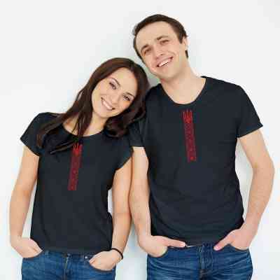 Футболка Sol's Regent Women Вишиванка стрічкою чорний XL (01825309/312XL) Вінниця