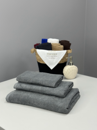 Полотенце махровое Ideal Textile 50х90 см однотонное 400 г/м2 (56860342) Черновцы