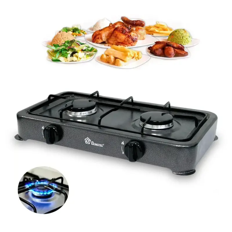 Газовая плита настольная Domotec MS-6603, 3 конфорки, современный серый корпус, для дома и дачи Одесса - изображение 13