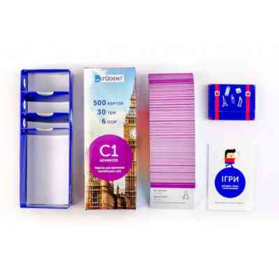 Обучающий набор English Student Карточки для изучения английского языка Advanced C1, украинский (39122624) Винница