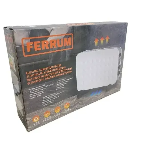 Обігрівач FERRUM FRZCH-00 – конвекторний, 2000 Вт, для квартир і офісів Львів - фото 5