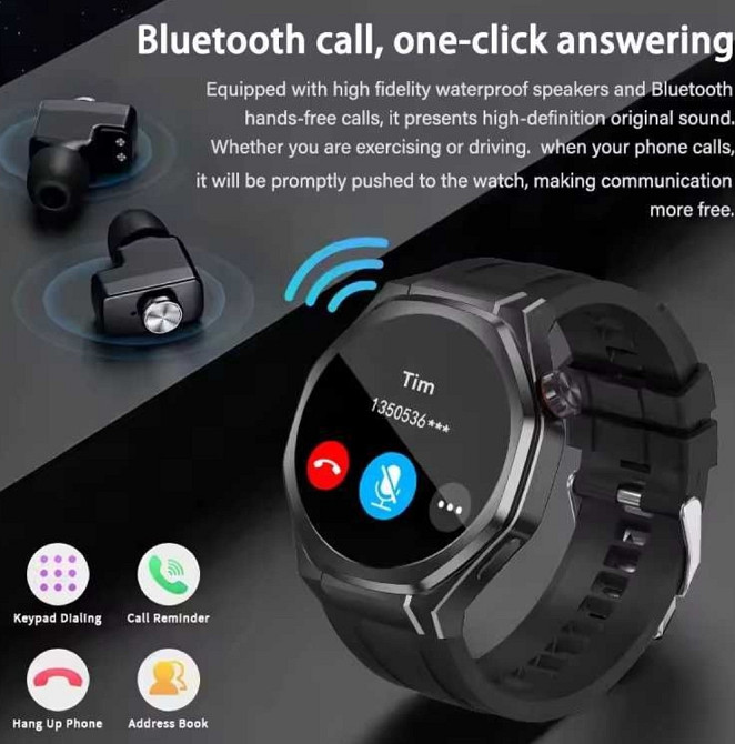 Смартгодинник: DT WATCH5 ULTRA. NFC. GPS. Compass. Barometr. Київ - фото 6