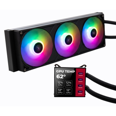 Система рідинного охолодження Vinga Storm Black Вінниця - фото 1