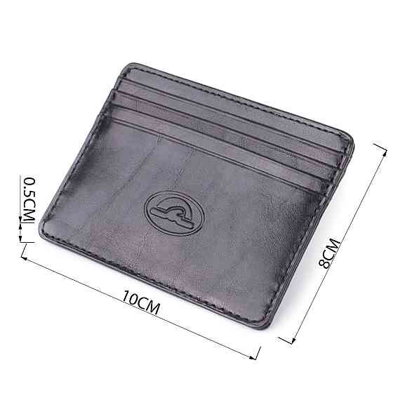 Стильный картхолдер из глянцевой натуральной кожи Tony Perotti 20894_1 (2236 nero) Черный Киев