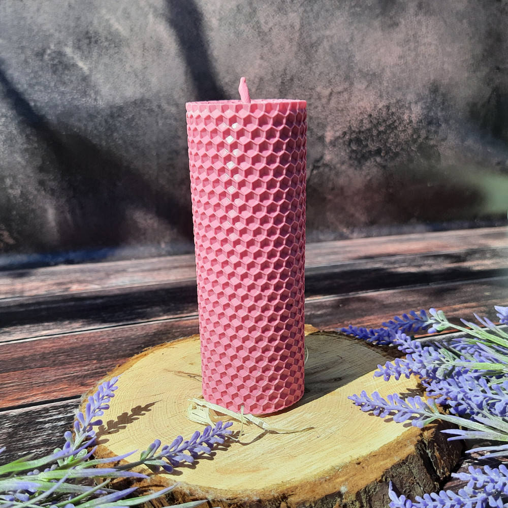 Набір трьох свічок з вощини Царство Меду 13 см Nabor1023 Одеса - фото 2