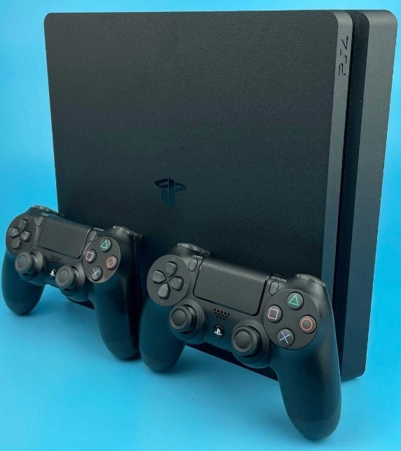 Playstation 4 Slim 500 ГБ, Два джойстики. Харків - фото 1