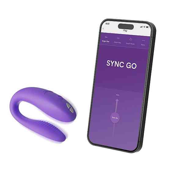 Смарт-вібратор для пар We-Vibe Sync GO Light Purple, тревел-кейс, пульт ДК Sex Aura Київ