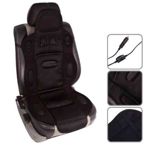 Накидка з підігрівом на сидіння висока H 19002 BK (115x49см) з перемикачем Харків