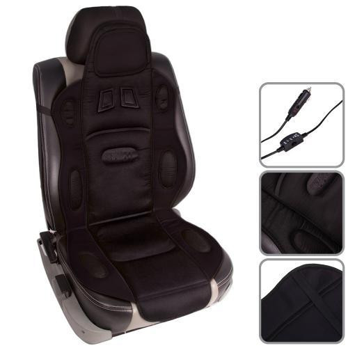 Накидка з підігрівом на сидіння висока H 19002 BK (115x49см) з перемикачем Харків - фото 5