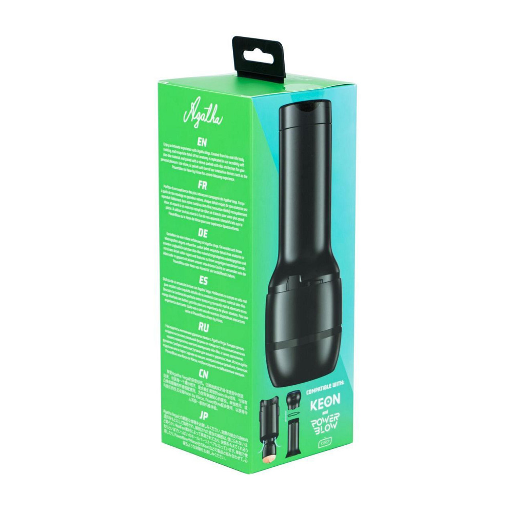 Мастурбатор Kiiroo Feel Agatha Vega PBC, сумісний з PowerBlow и Keon Sex Aura Київ - фото 10