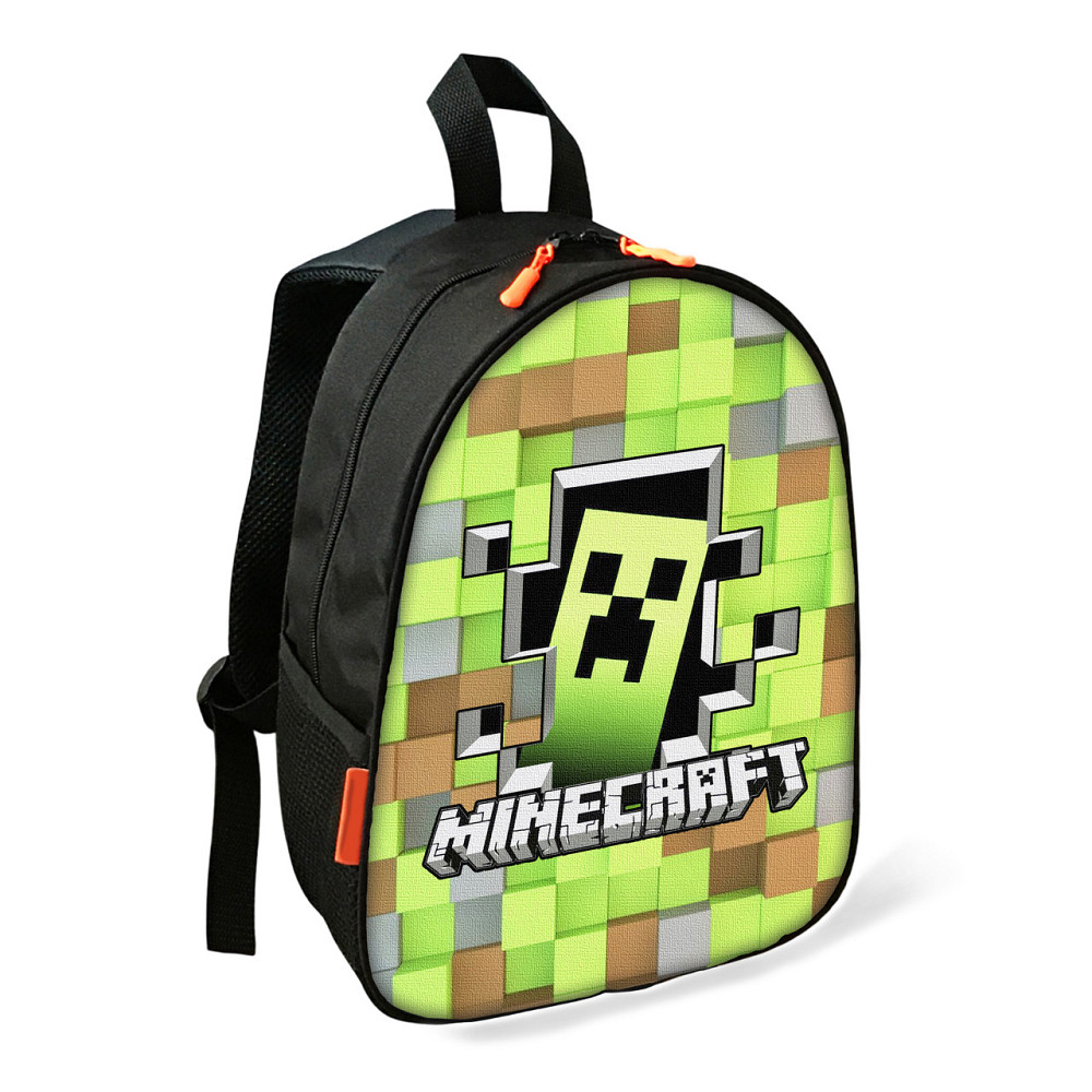 Рюкзак Minecraft Кріпер дитячий шкільний/міський 34х27х13 см для хлопчика (02407) Київ - фото 1
