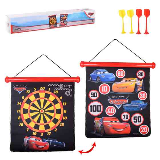 Дитячий магнітний дартс "Тачки" Bambi LD1025 двосторонній Вінниця