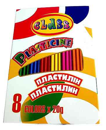 Пластилін "Class"   8кол 160гр., 7622, шт Київ