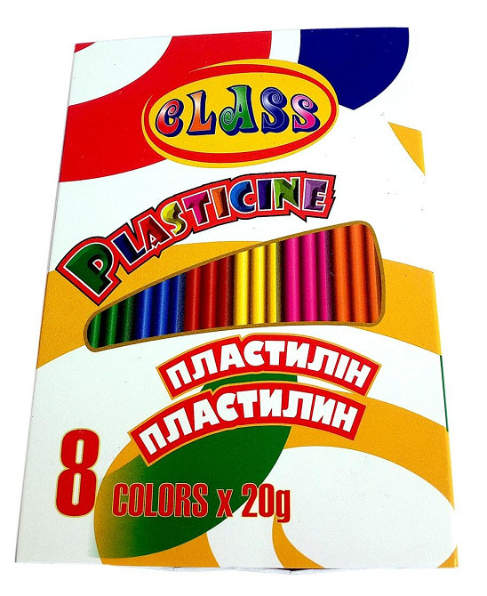 Пластилін "Class"   8кол 160гр., 7622, шт Київ - фото 1