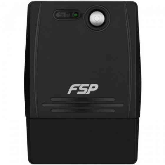 ДБЖ FSP FP650, 650VA/360W, Schuko*2, USB + RJ45, 230V/50Hz, Black Киев