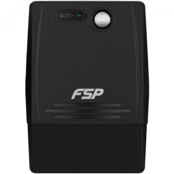 ДБЖ FSP FP650, 650VA/360W, Schuko*2, USB + RJ45, 230V/50Hz, Black Киев - изображение 1