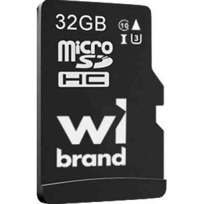 Карта памяти Wibrand 32GB mictoSD class 10 U3 (WICDHU3/32GB) Винница