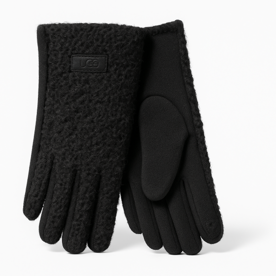 Перчатки сенсорные женские теплые one size черный Киев