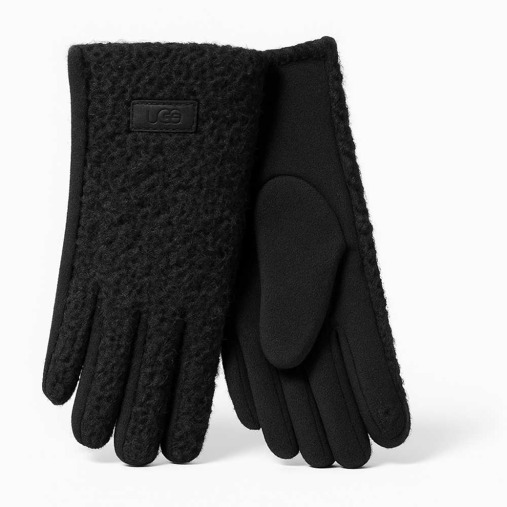 Перчатки сенсорные женские теплые one size черный Киев - изображение 1