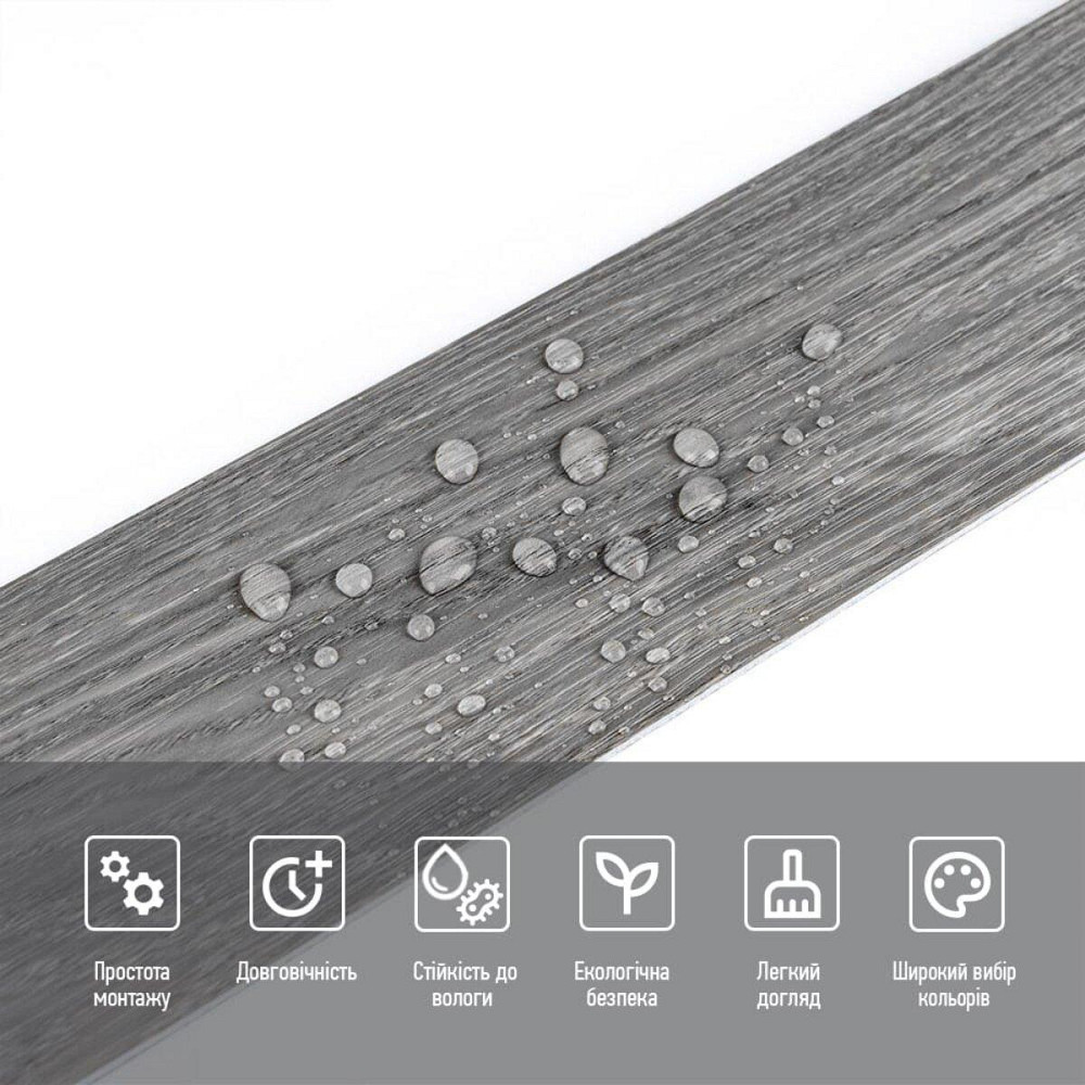 Молдинг виниловый самоклеющийся 5000х100х2мм Матовый (D) SW-00001797 Киев - изображение 4